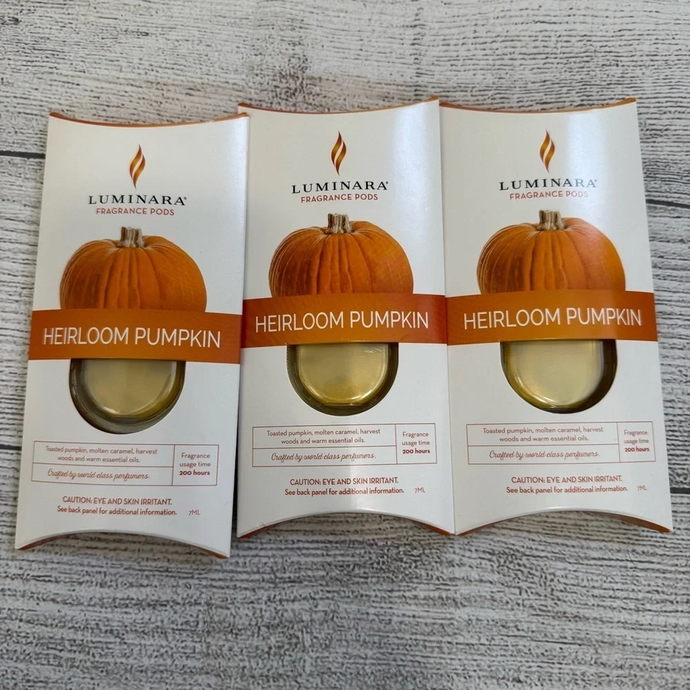 Luminara New 3 Pack Fragrance Pods in Heirloom Pumpkin